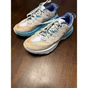 Hoka One One Women's Speedgoat 4 1106527 TGT Blue Running Shoes Sneakers Size 7